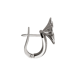 Золотые серьги с камнями Swarovski (2б_с-132) фотография