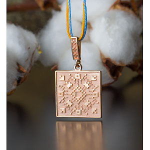 Золотой кулон «Довголіття» (1б_п-239) фотография