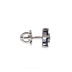 Золоті сережки з фіанітами (кубічним цирконієм) (2с-132) фотографія