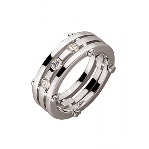 Золотое кольцо с бриллиантами (01-200111879) фотография