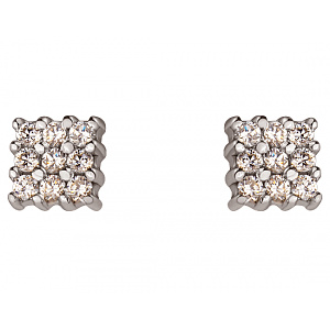 Золоті сережки з цирконієм куб. (01-200276079) картинка Золоті сережки з цирконієм куб. (01-200276079) фотографія