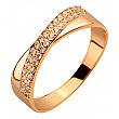 Золота каблучка з цирконієм куб. 01-200346979 фотографія 1