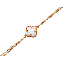 Золотий браслет з перламутром (01-200810779)