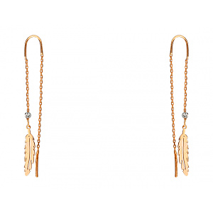 Золотые серьги  (01-200841779) фотография