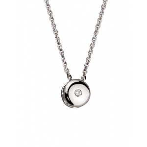 Золотое колье с бриллиантом (01-200452880) фотография