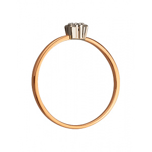 Золотое кольцо с бриллиантами (01-200535080) фотография