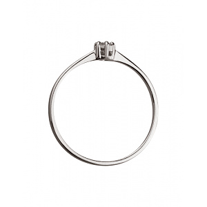 Золота каблучка з діамантом (01-200563580) картинка Золота каблучка з діамантом (01-200563580) фотографія