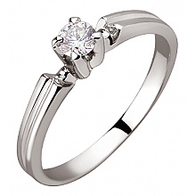 Золота каблучка з діамантом (01-200858080)