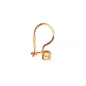 Золоті сережки з фіанітом (цирконієм куб.) (01-200867880) фотографія