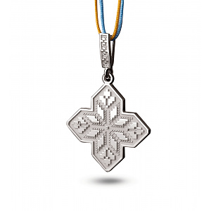 Золотой кулон «Радість» (2б_п-244) фотография