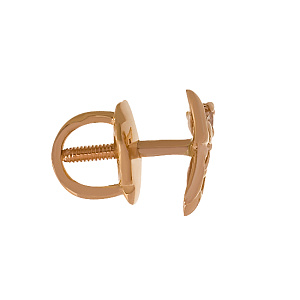 Золотые серьги с фианитами (1с-139) фотография