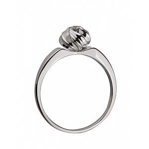 Золота каблучка з діамантом (01-18928181) фотографія