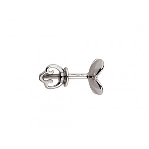 Золотые серьги с цирконием куб. (01-19113081) фотография