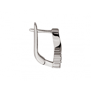 Золоті сережки з цирконієм куб. (01-200575981) фотографія