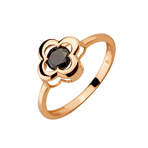 Золота каблучка з цирконієм куб. (01-200581681) фотографія