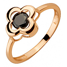 Золота каблучка з цирконієм куб. (01-200581681)