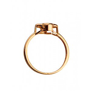 Золота каблучка з цирконієм куб. (01-200581681) фотографія