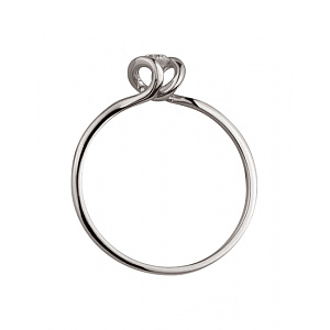 Золота каблучка з діамантом (01-200606481) фотографія