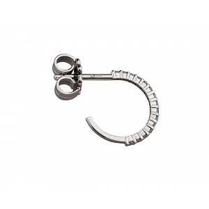 Золотые серьги с бриллиантами (01-200838281) фотография