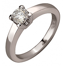 Золотое  кольцо с бриллиантом (01-200841781)