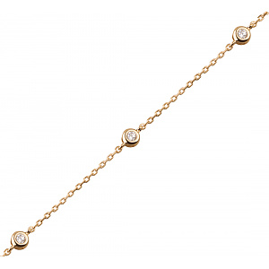 Золотой браслет  (1б004/01б) фотография