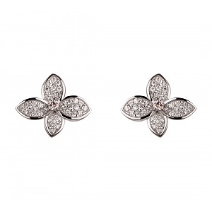 Золоті сережки з діамантами (2б_с-256) фотографія