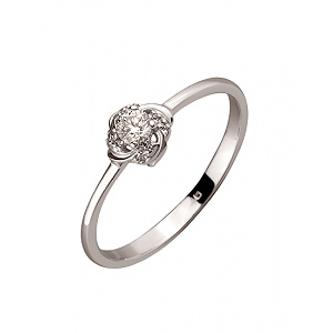 Золота каблучка з діамантом (01-200129982) картинка Золота каблучка з діамантом (01-200129982) фотографія