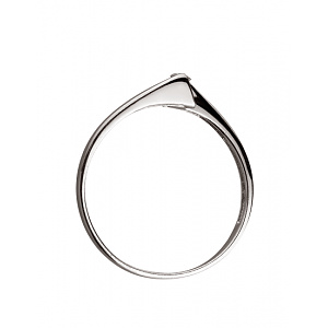 Золотое кольцо с бриллиантом (01-200449082) фотография