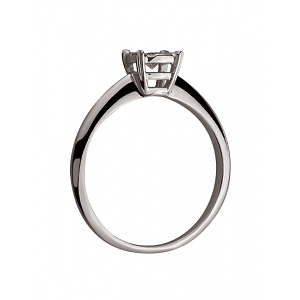 Золота каблучка з діамантами (01-200539582) фотографія