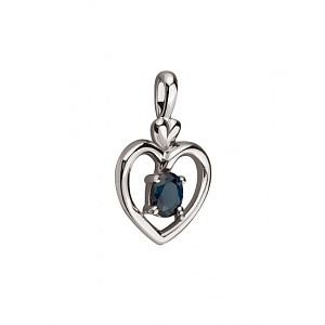 Золотий кулон з корундом (01-200740182) фотографія