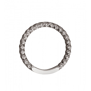 Золота обручка з цирконіями (2б_к-275) фотографія