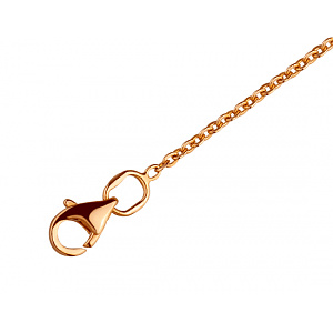 Золотое колье с цирконием куб. (01-200428683) фотография