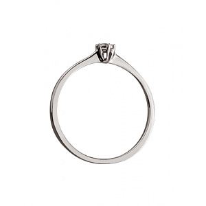 Золотое кольцо с бриллиантом (01-200542683) фотография