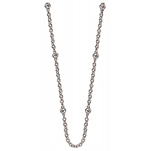 Золотое  колье с бриллиантами (01-200858083)