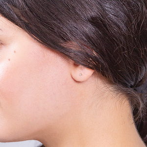 Золотые серьги с бриллиантами (1б_с-156) фотография