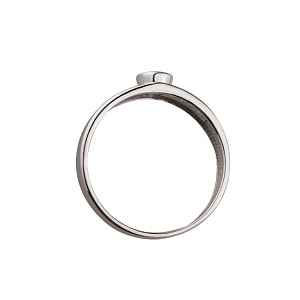 Золотое кольцо с цирконием куб. (01-19113084) фотография