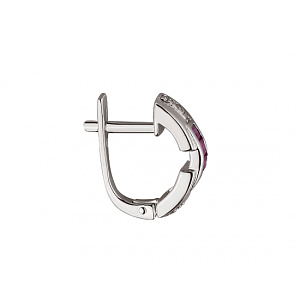 Золотые серьги с бриллиантами (01-19272484) фотография