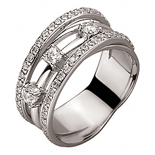 Золота каблучка з цирконієм куб. (01-200111984)