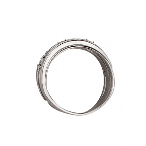 Золота каблучка з цирконієм куб. (01-200111984) фотографія