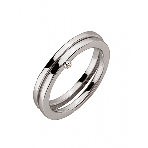 Золота каблучка з діамантом (01-200164484) фотографія