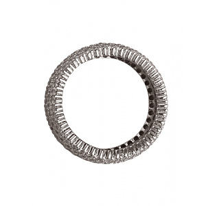 Золотое кольцо с цирконием куб. (01-200369484) фотография