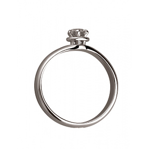 Золота каблучка з діамантом (01-200395284) фотографія