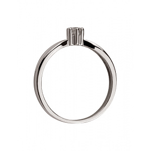 Золотое кольцо с бриллиантом (01-200761584) фотография