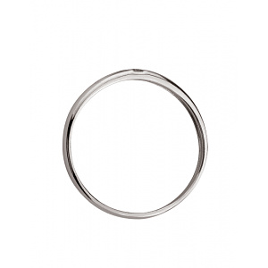 Золота обручка з діамантом (01-200769684) фотографія