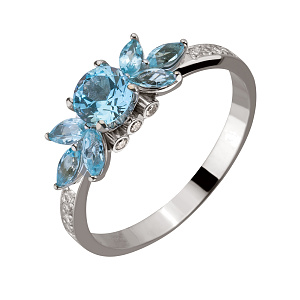 Золота каблучка  (2б_к-184) фотографія