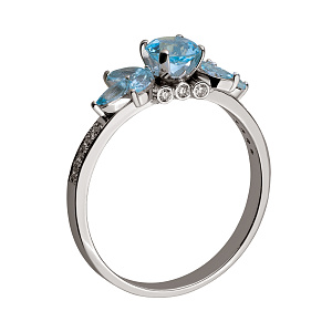 Золота каблучка  (2б_к-184) фотографія