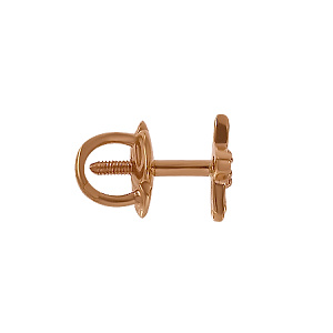 Золоті сережки з фіанітами (кубічним цирконієм) (1с-103) фотографія