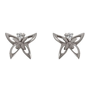 Золоті сережки з фіанітами (2с-139) фотографія