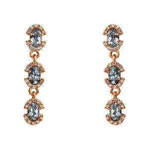 Золотые серьги  (1б_с-037) фотография