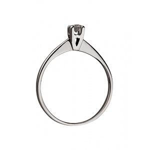 Золотое кольцо с бриллиантом (01-200175285) фотография